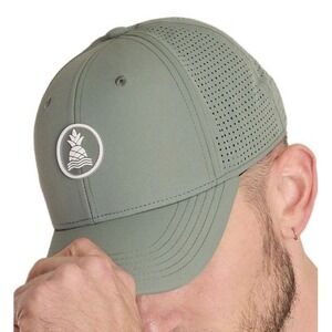 NEW Chubbies The Cape Patch All Day Hat Black Logo One Size Mesh Back Green